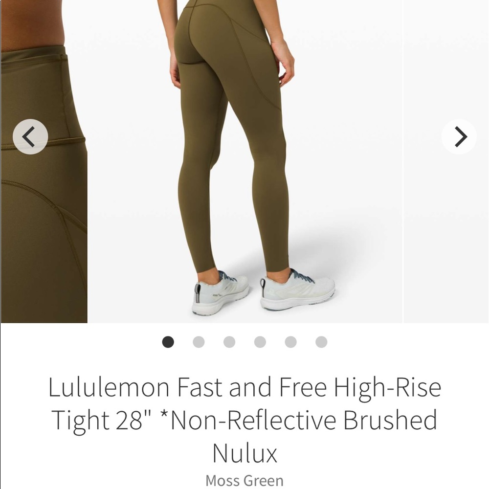 Lululemon Fast & Free High Rise Tight 28”